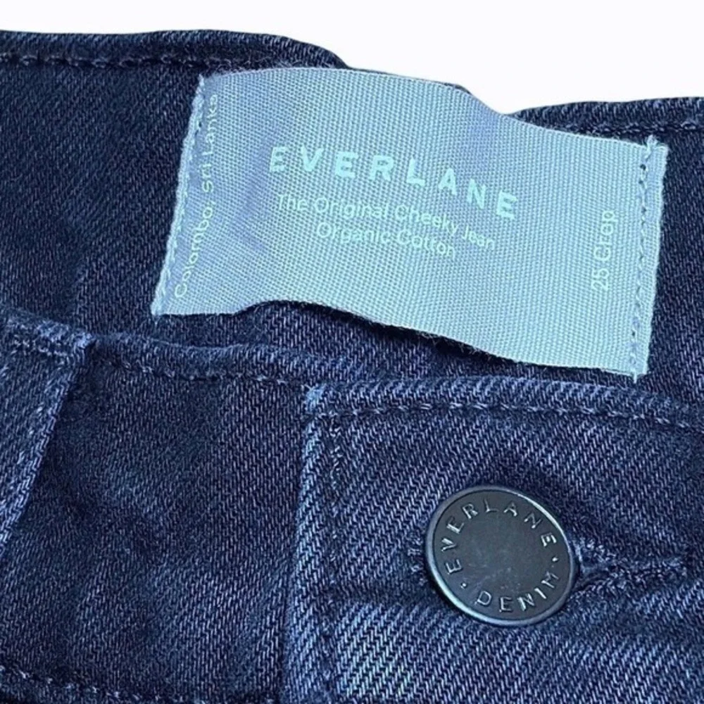 Everlane Denim The Original Cheeky‎ Jean Black High Rise Scandi Capsule Wardrobe